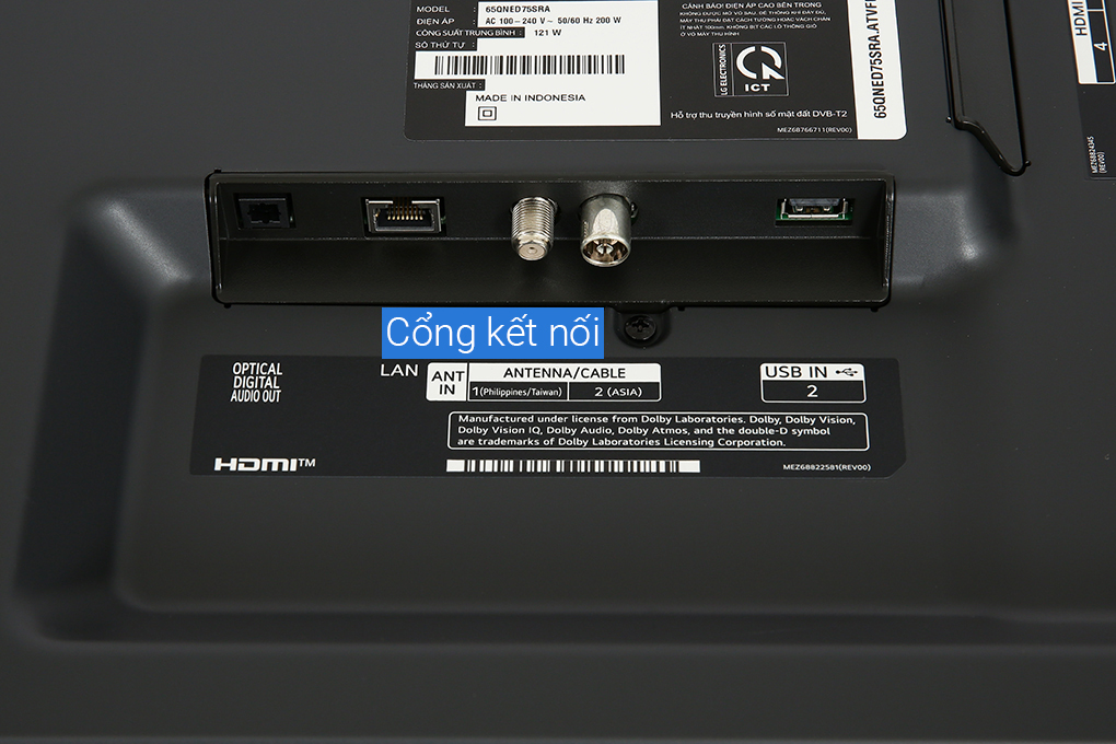 Smart Tivi QNED LG 4K 65 inch 65QNED75SRA - Hàng chính hãng - Chỉ giao HCM