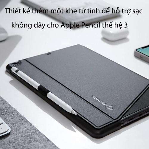 BAO DA TOMTOC TỪ TÍNH ĐA GÓC VERTICAL FOR IPAD GEN 9 10.2-INCH bảo vệ ipad của bạn khi rơi rớt