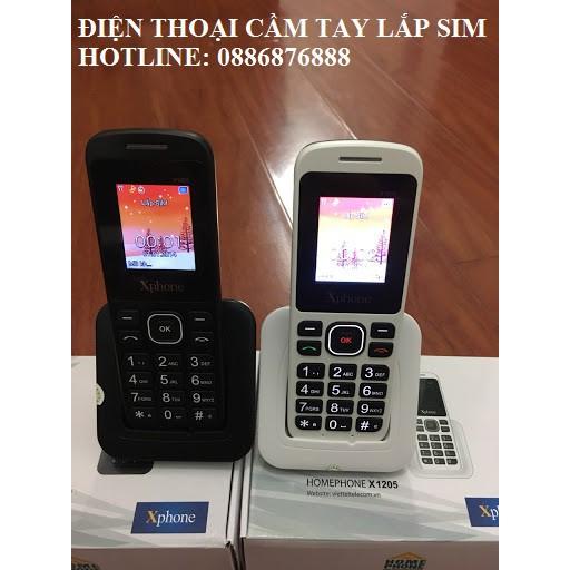 ️ HomePhone X1205 ️ Điện Thoại Không Dây HomePhone Lắp Mọi Loại Sim