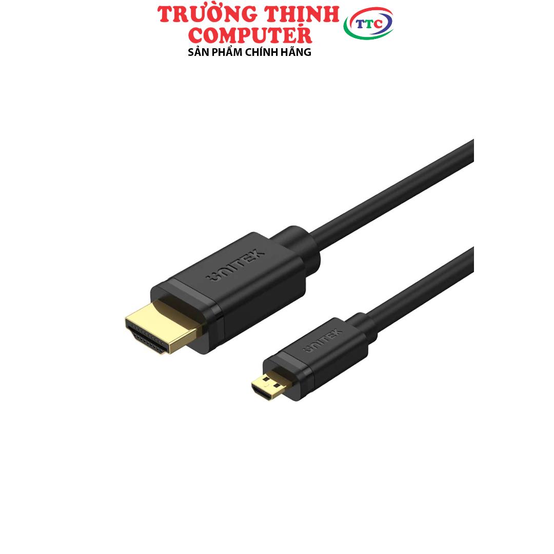 CÁP MICRO HDMI -&gt; HDMI 2M 2.0 4K Y-C 182 UNITEK - HÀNG CHÍNH HÃNG