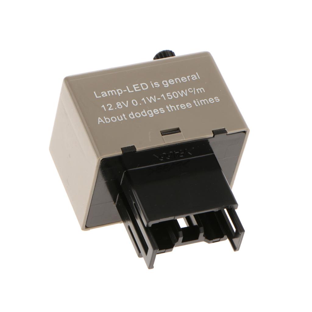 8-Pin Speed Adjustable LED Flasher Relay Fix Turn Signal