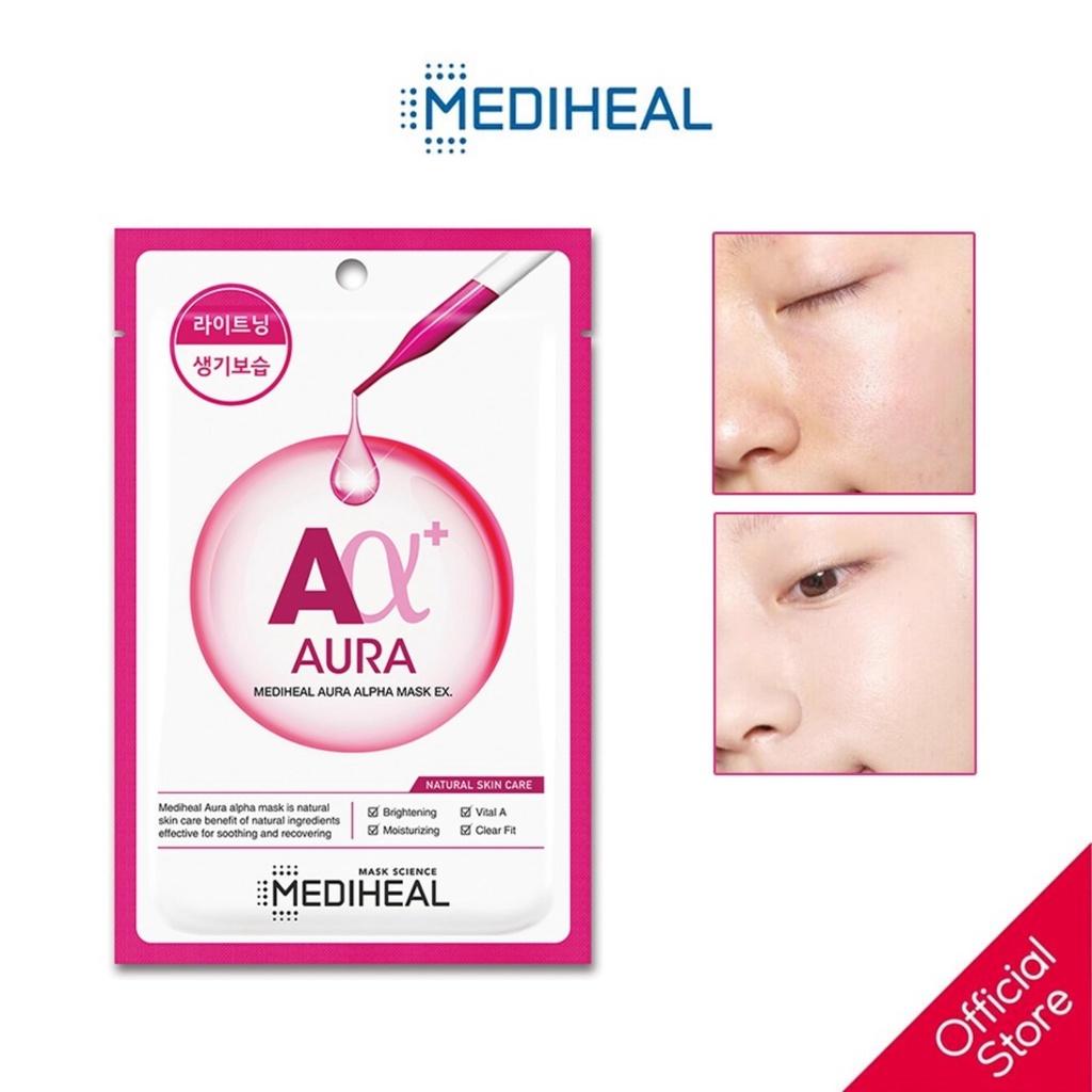 Mặt Nạ Mediheal Aura Alpha Mask Giúp Cấp Ẩm Mờ Thâm Sạm 23ml