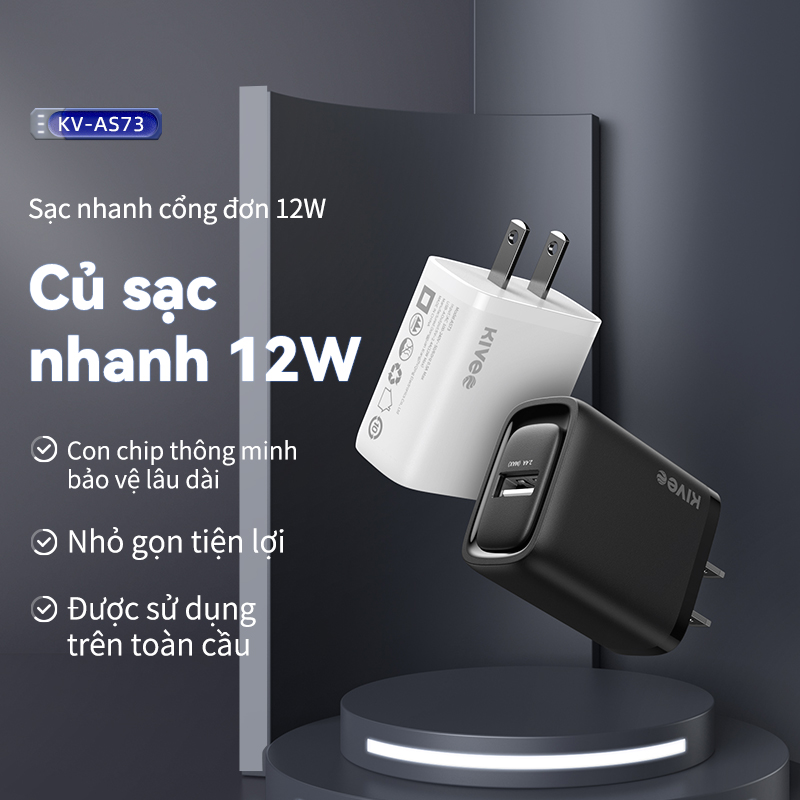 Củ Sạc Nhanh 12W 22.5W 30W BASIKE USB hỗ trợ Sạc Nhanh cho HUAWEI Samsung - Hàng Nhập Khẩu