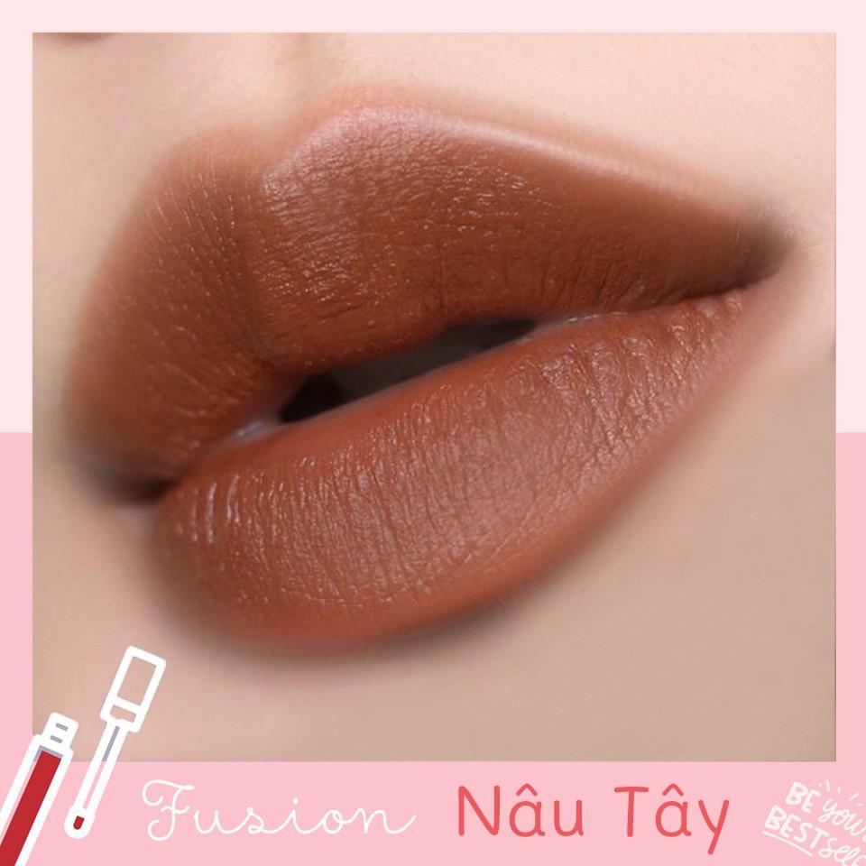 Son Kem Lỳ Nâu Tây Fusion - Ngậm Dưỡng GUO 5gr