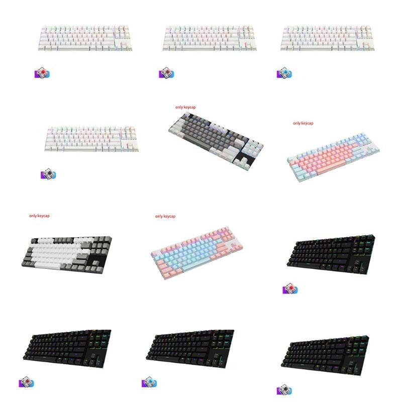 Chơi Game Nhuộm Thăng Hoa Keycaps Dày PBT Keysets Cho Bàn Phím Cơ