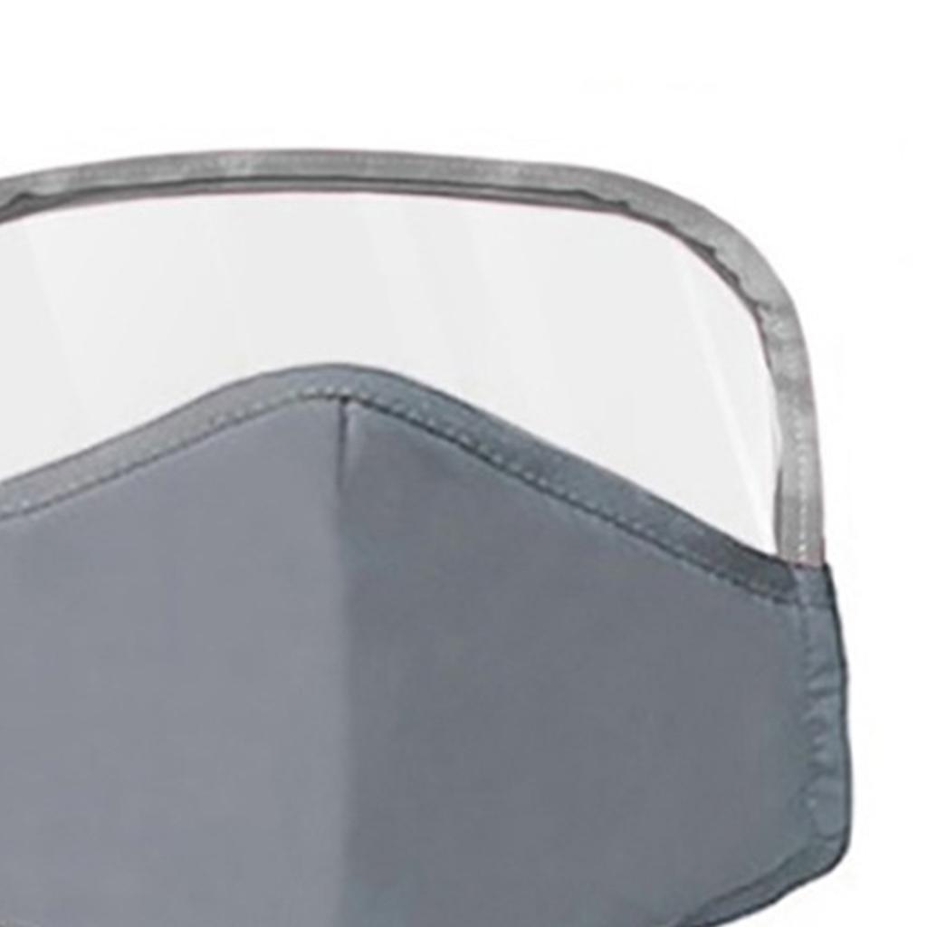 2Pcs Anti Dust Adults Mouth Cover Masks With Clear Eye