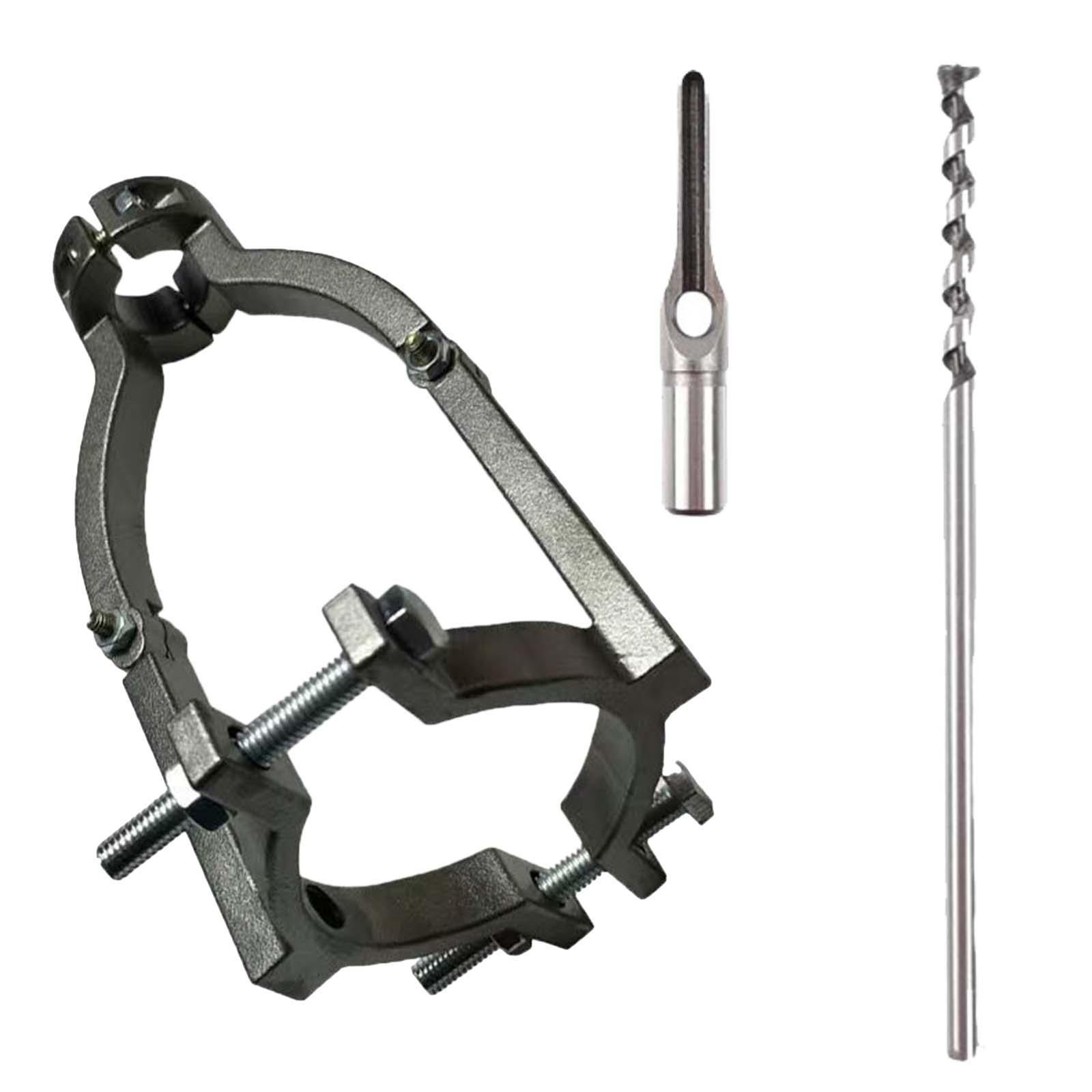 Square Hole Drill Bit Adapter, Woodworking Quickly Install or Disassemble Durable for Drill Machine Accessory Bench Drill or Hand Drill