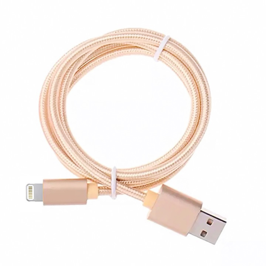 Cáp sạc bọc dù Lightning eData dài 1m cho iPhone/iPad - chống gãy, chống đứt - Hàng Chính Hãng