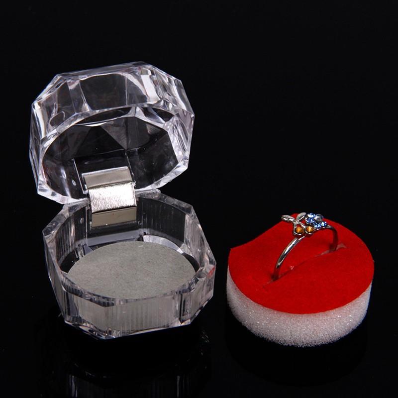 Set 30 hộp đựng nhẫn bằng acrylic cao cấp-e99