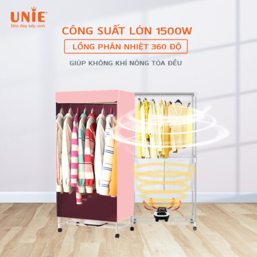 Máy sấy quần áo UNIE UE-666 - Hàng chính hãng