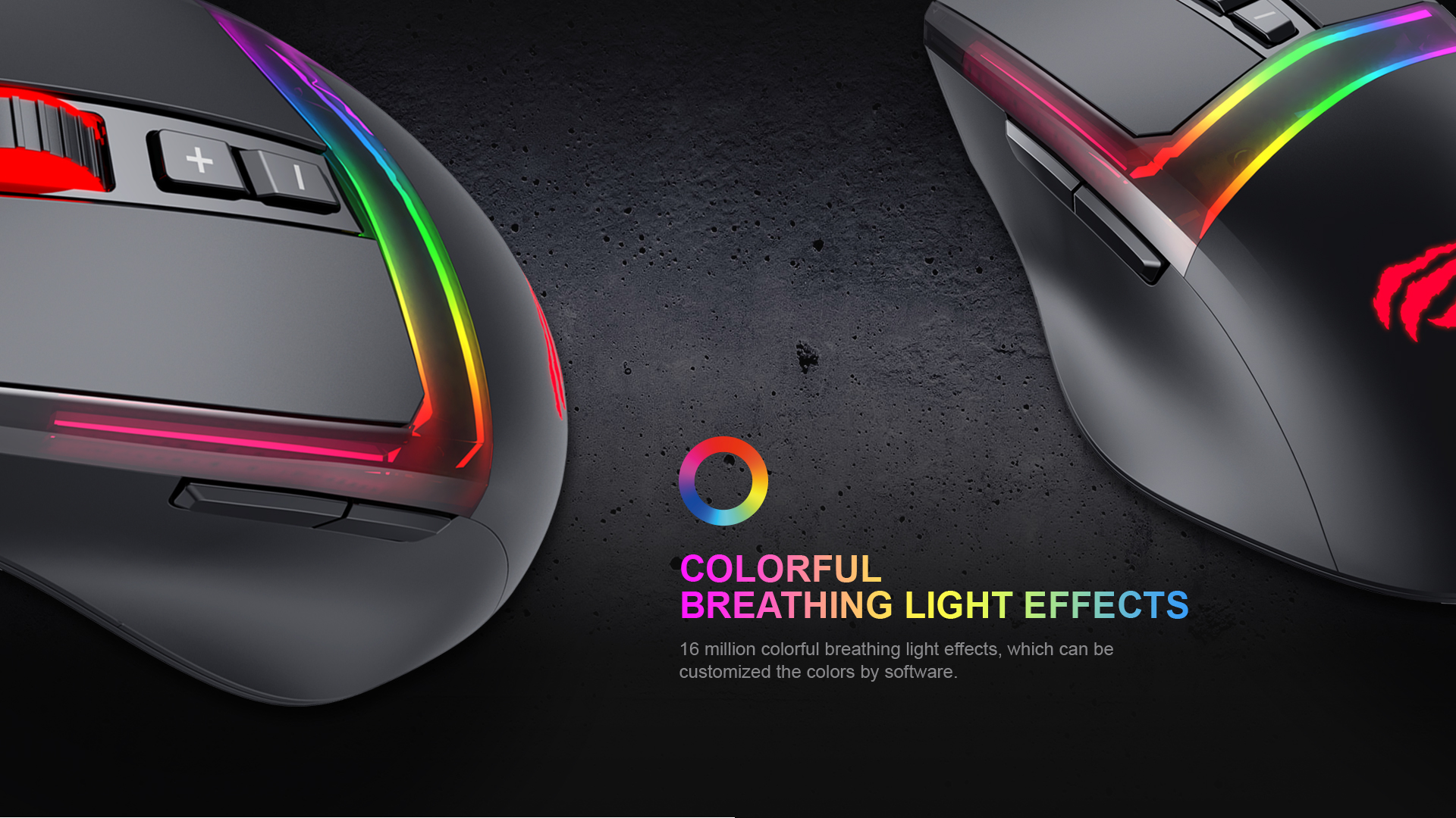 Chuột Gaming Có Dây Havit MS953/ 7 Chế Độ/ 700DPI/ Led RGB/ 20 Triệu Lần Nhấp Chuột - Hàng Chính Hãng