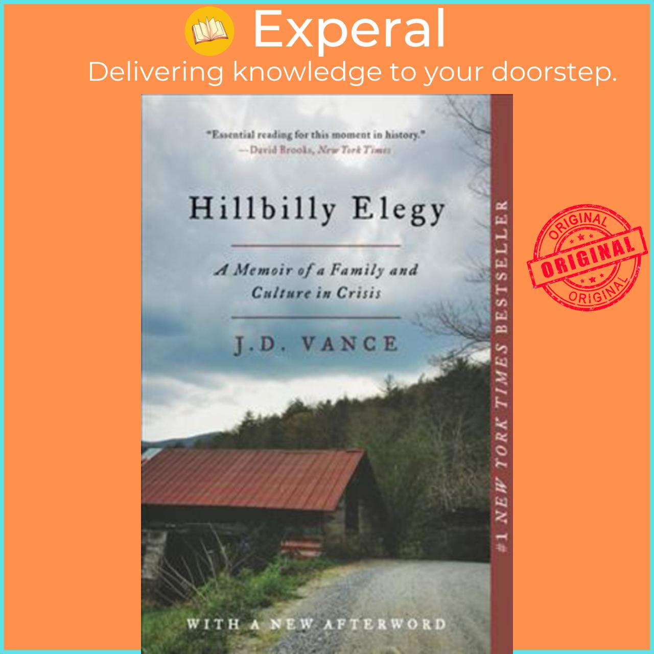 Sách - Hillbilly Elegy: A Memoir of a Family and Culture in Crisis by J. D. Vance