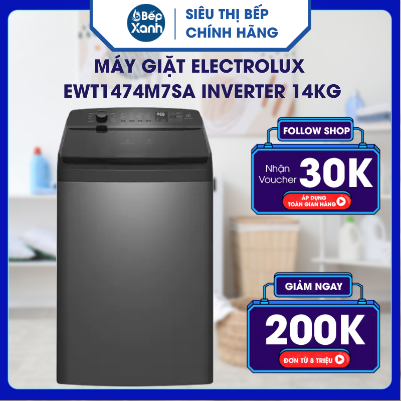 Máy Giặt Electrolux EWT1474M7SA - Hàng Chính Hãng