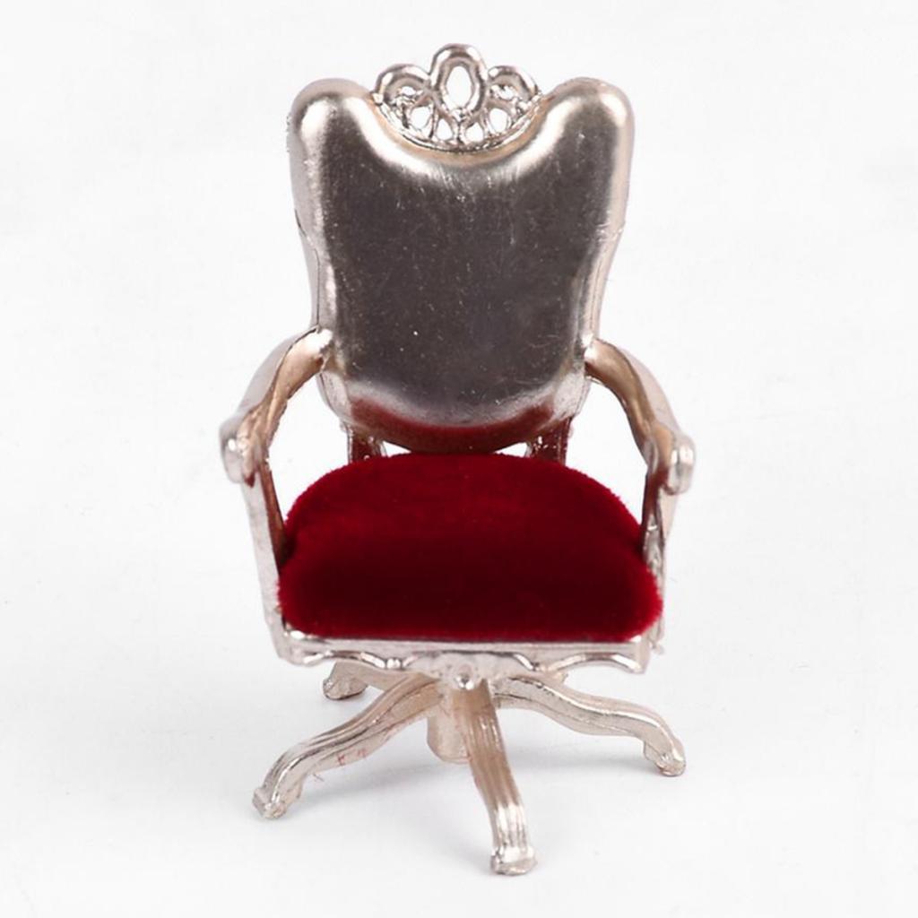 Nhựa Trắng 27X25X40 Mm Thu Nhỏ Ghế 1:25 Quy Mô Nhà Búp Bê Trang Trí