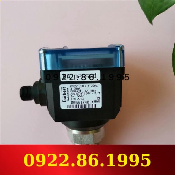 Burkert Cảm Biến 8311 Áp Suất Máy Phát 0-5bar 4-20mA Với Màn Hình 00551740