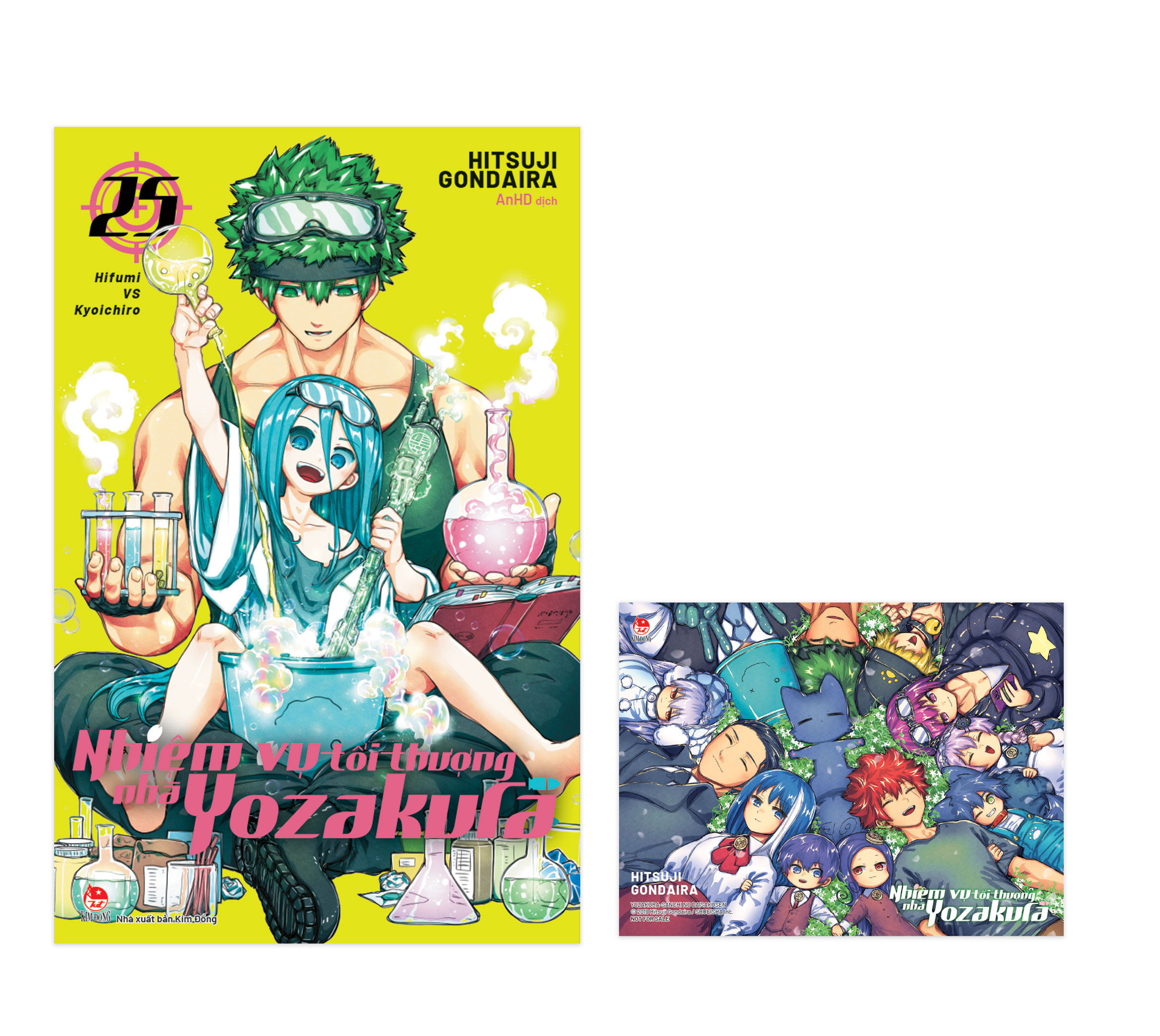 Sách Nhiệm Vụ Tối Thượng Nhà Yozakura - Tập 25: Hifumi VS Kyoichiro [Tặng Kèm Postcard]  