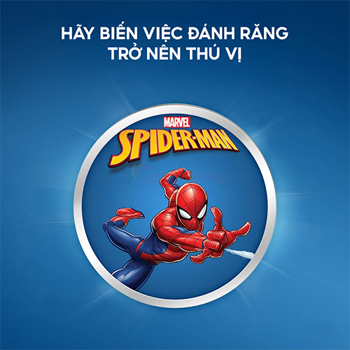 Đầu bàn chải điện trẻ em Oral-B Kids 3+ Superior Clean Spider-Man EB10s 20180342 (Set 2 cái) - Hàng chính hãng