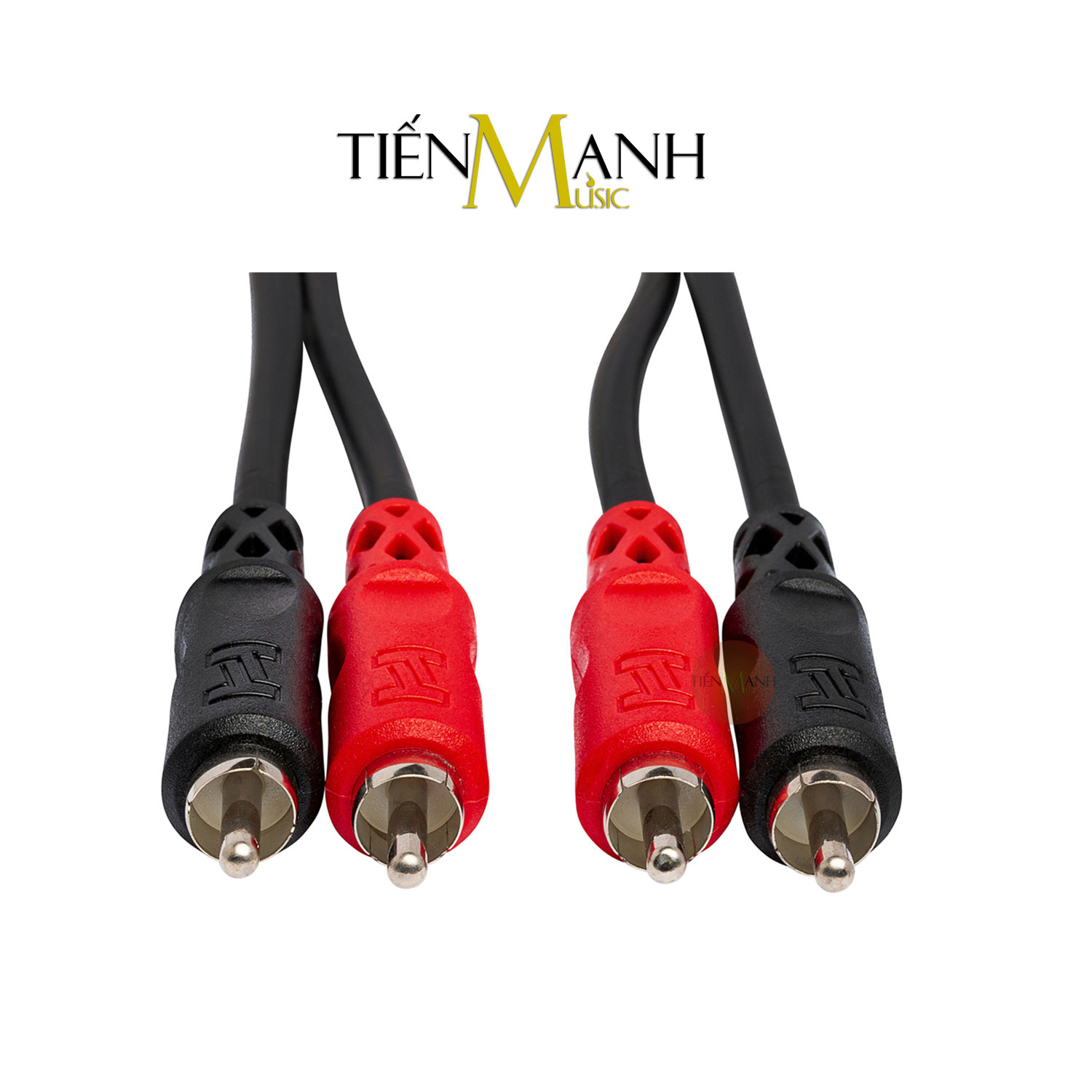 Cặp Dây Cáp Loa Kiểm Âm Hosa 2 Đầu RCA Hoa Sen CRA-202, CRA-203 Studio Monitor Cable Hàng Chính Hãng - Kèm Móng Gẩy DreamMaker