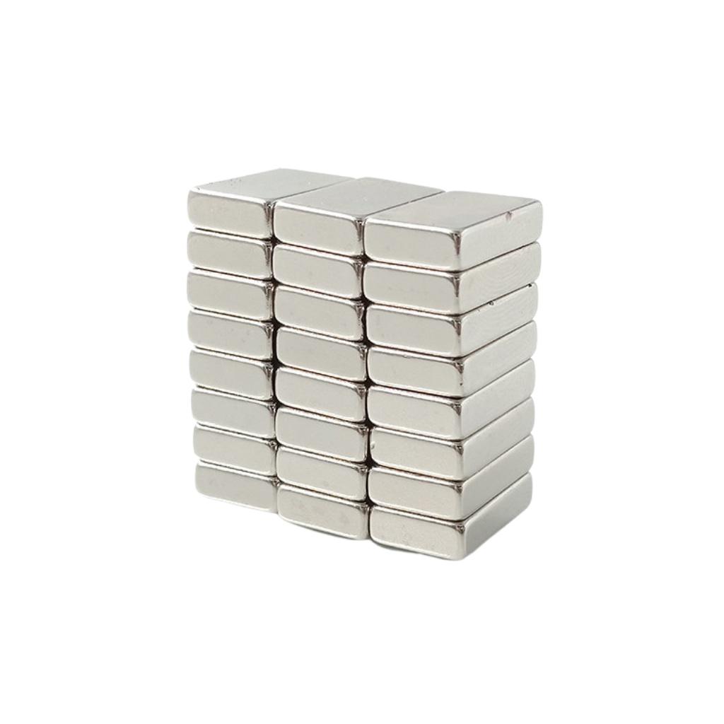 Nam châm hình chữ nhật kích thước 15x10x5mm set 5 viên, nam châm siêu hít