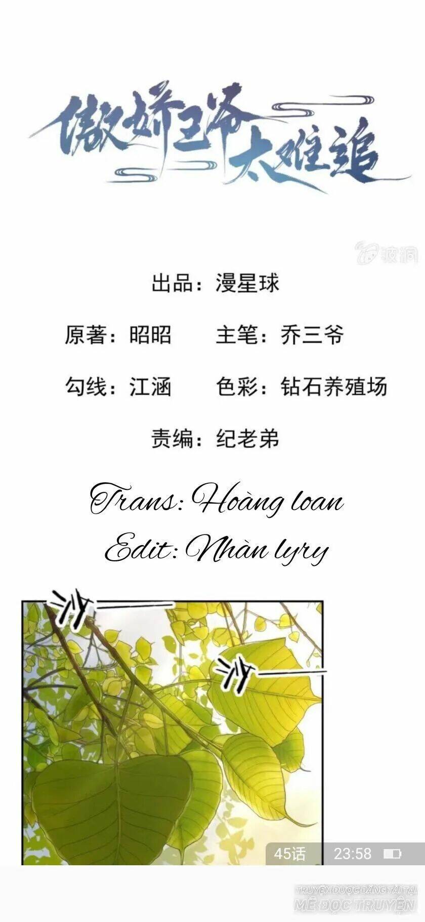 theo đuổi hoàng tử quá khó a~ chapter 46 1