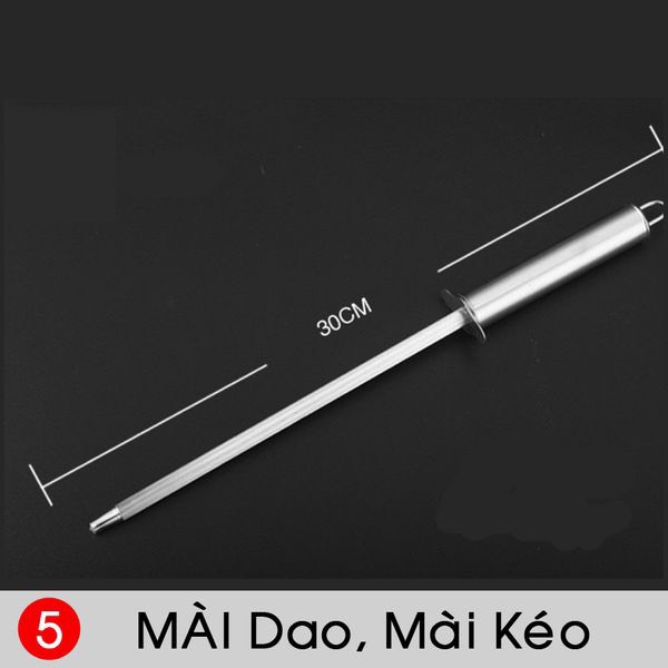 Bộ dao Nhật inox nguyên khối cao cấp Seki gồm 6 món