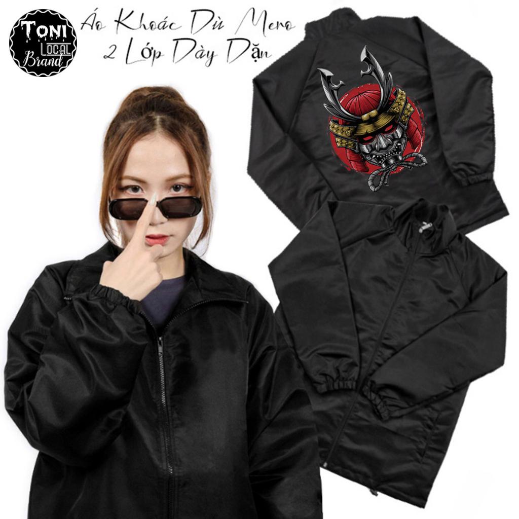 Áo Khoác Dù Local Brand SATAMA Jacket Mero 2 lớp dày form rộng Unisex cổ bẻ
