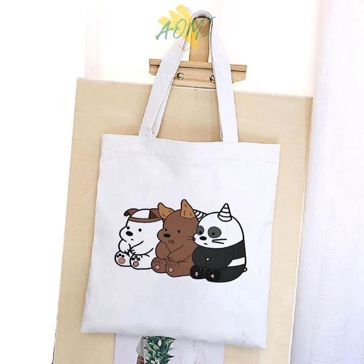 TÚI VẢI LOVE ĐEO VAI TOTE CANVAS BAG CÓ KHÓA KÉO SIZE LỚN 33x38cm PHONG CÁCH CÁ TÍNH HOT TREND AO 3158 S