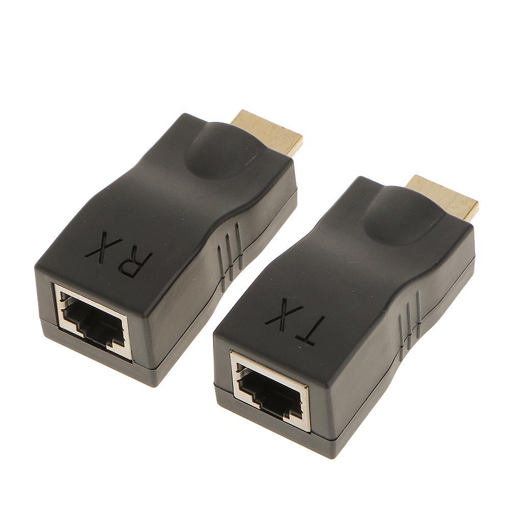 4K 1080P 3D Extender Over Single Cat 5e/6 Network Ethernet Adapter