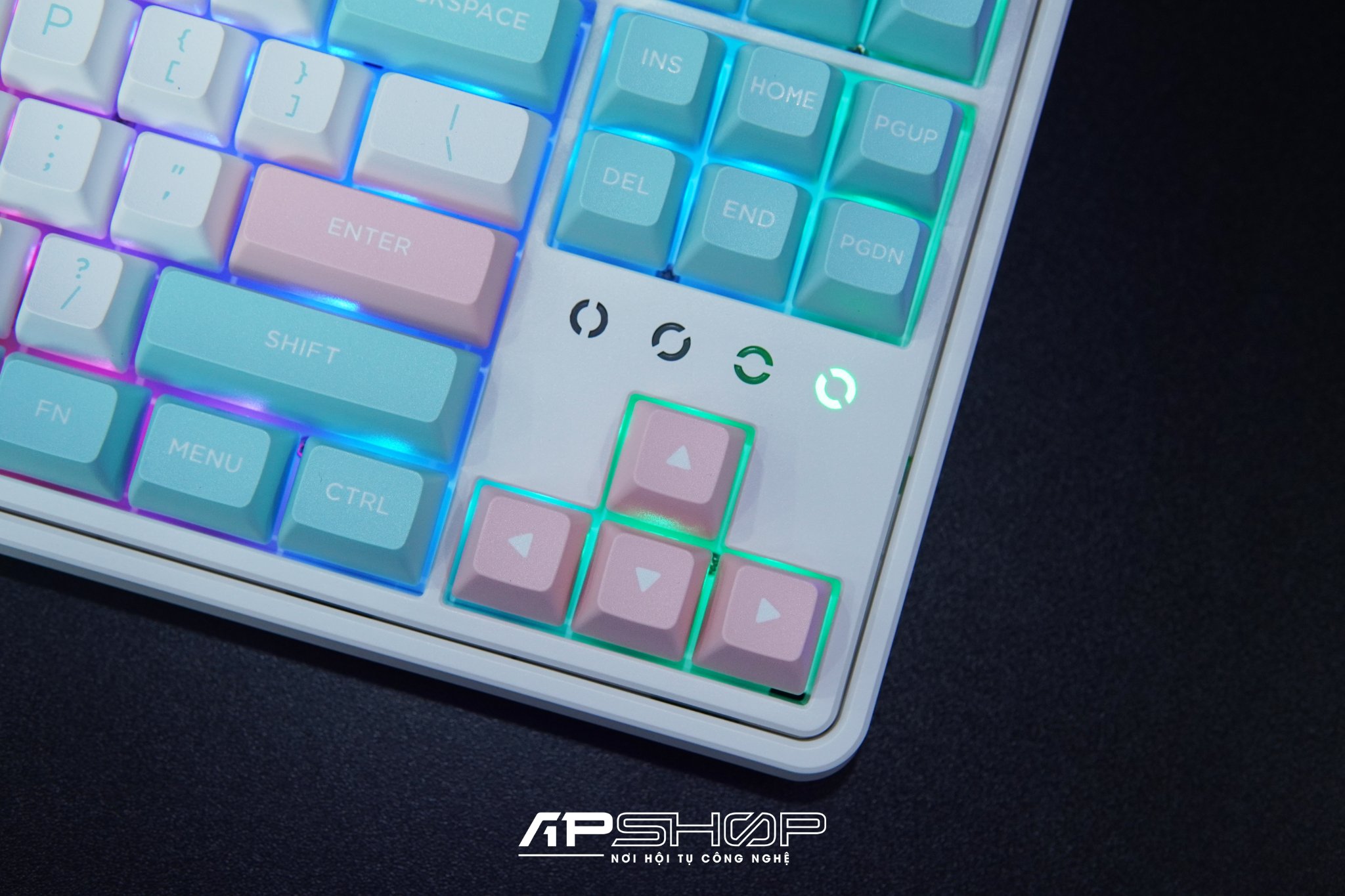 Bàn phím máy tính FL-Esports CMK87SAM Mashmallow 3 Mode _Mới, hàng chính hãng