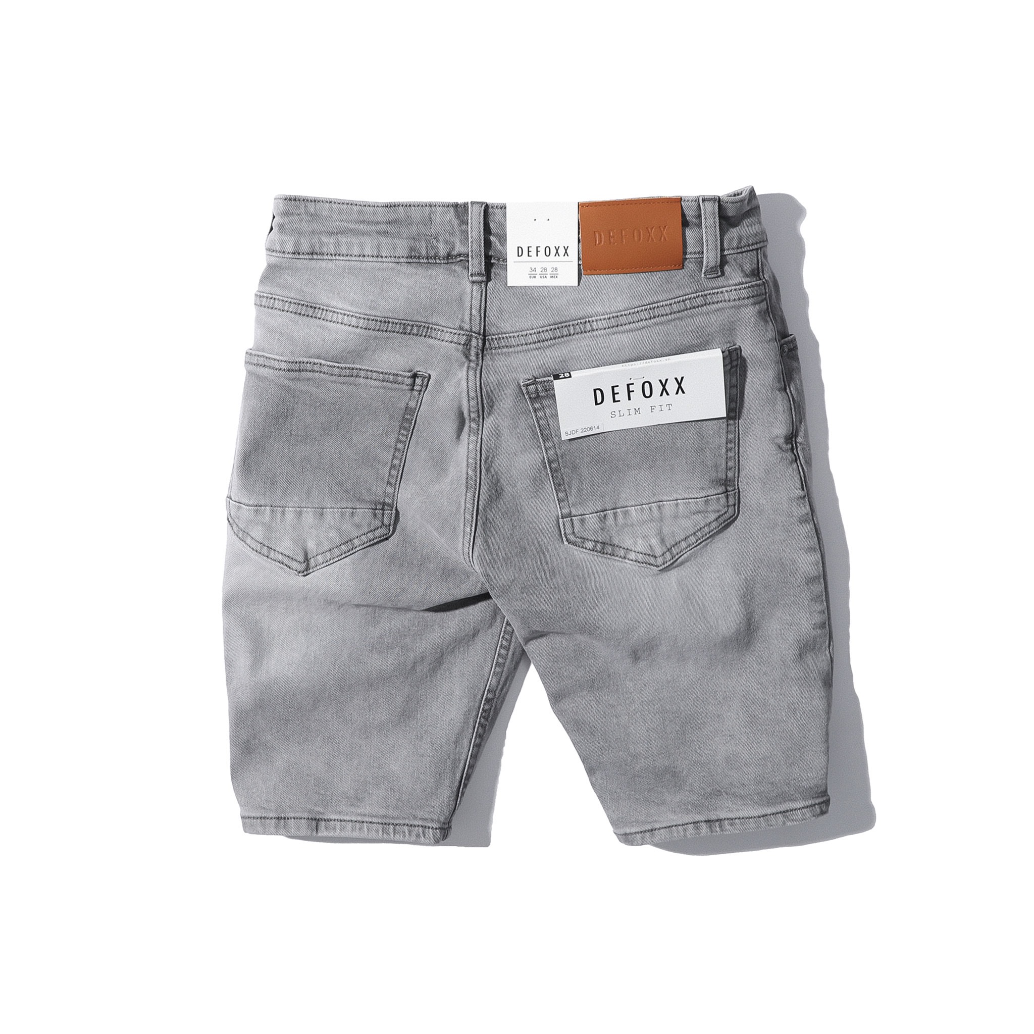 Quần short jeans nam trơn 4 màu chất liệu jean cao cấp co giãn bền màu SJDF | LASTORE MENSWEAR