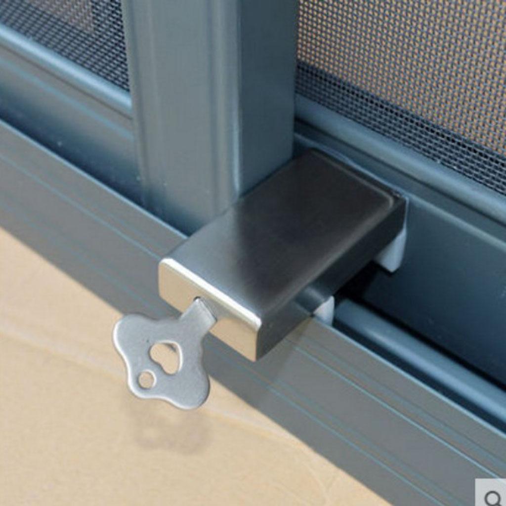 2xSliding Window Door Sash Lock Restrictor Catch for Children Kids Security