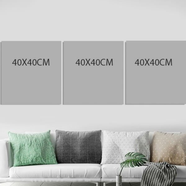 Bộ 3 Tranh Treo Tường Về Hoa - W256