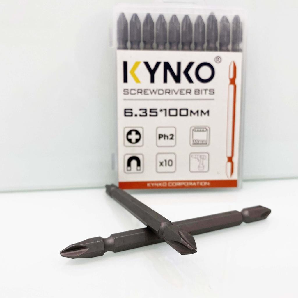 Mũi vít 2 đầu PH2  chiều dài 110mm CHÍNH HÃNG KYNKO MVKM2XPH2 -110-V10