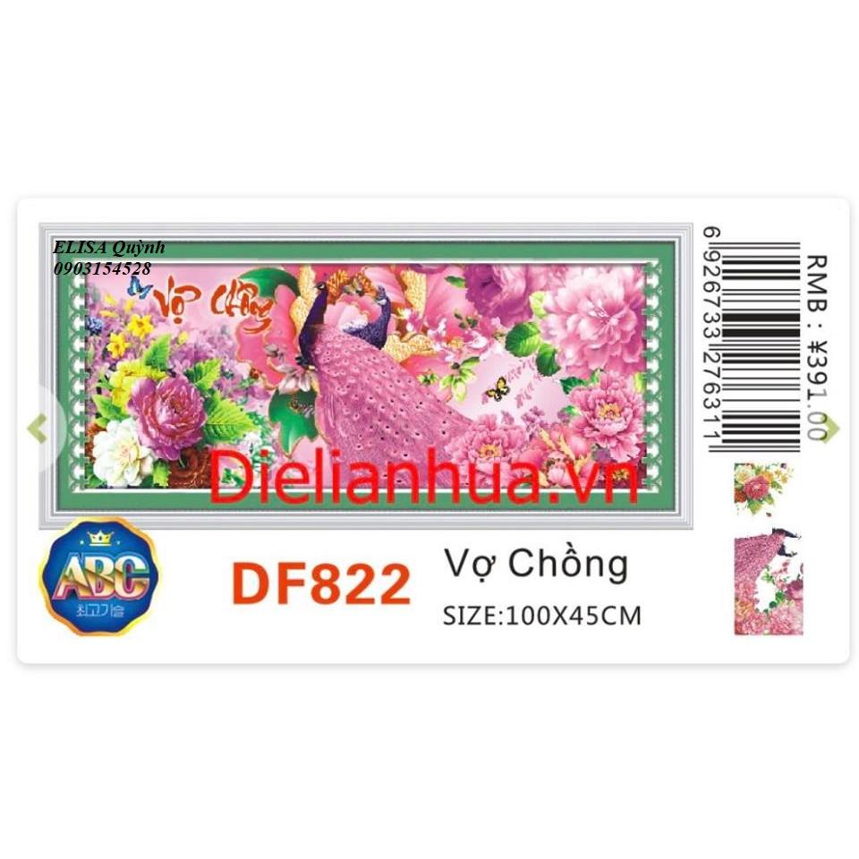 Tranh đá vợ chồng DF822 - kích thước: 100 * 45cm.