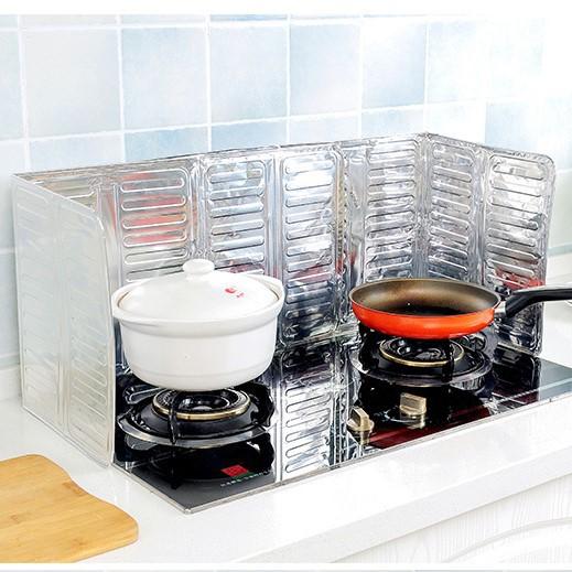 Tấm Chắn Dầu Mỡ, Chăn Gió Bếp Ga Tráng Nhôm Cách Nhiệt Tiện Dụng