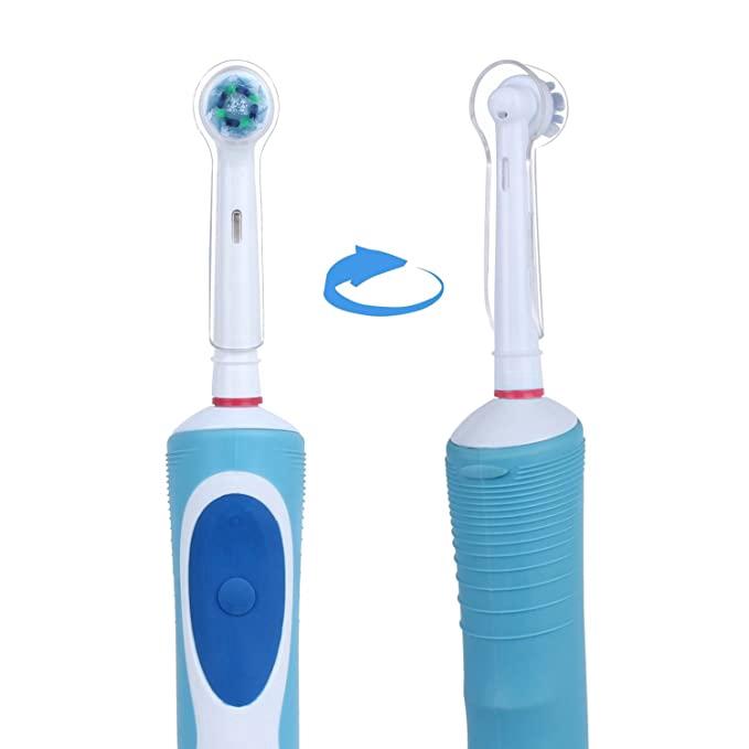 Bộ 2 Nắp Bảo Vệ Bàn Chải Đánh Răng Điện Thay Thế Giúp Chống Bụi Tiện Dụng