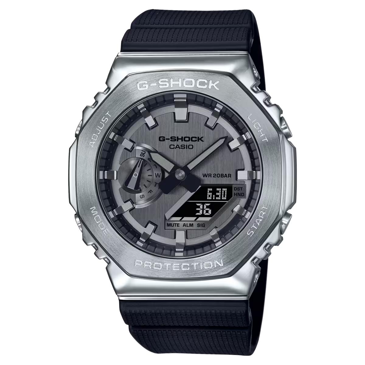 Đồng hồ nam dây nhựa Casio G-Shock chính hãng GM-2100-1ADR