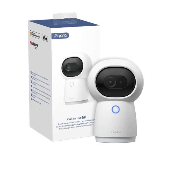 Camera Thông Minh Aqara G3 - Xoay 360 Độ Nét 2K, Nhận Diện Cử Chỉ, Điều Khiển Hồng Ngoại Từ Xa Wifi, Tương Thích HomeKit, Hàng Chính Hãng, BH 12 Tháng