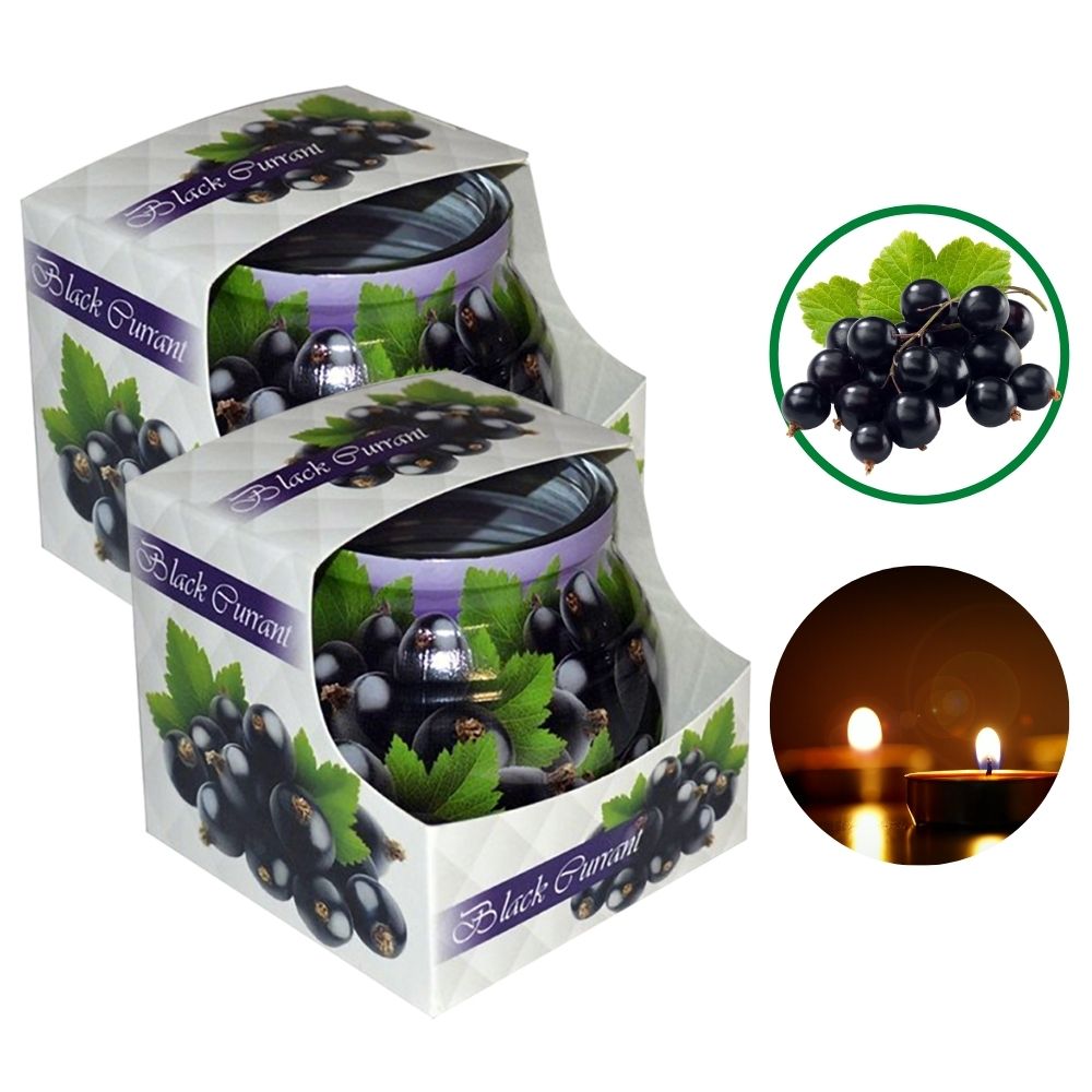 Combo 2 ly nến thơm tinh dầu Admit Black Currant 85g - nho chuỗi ngọc đen, nến trang trí, thơm phòng, thư giãn, khử mùi