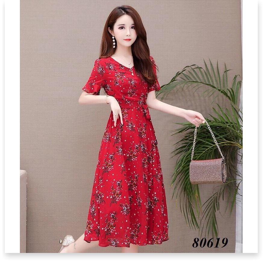 Đầm voan chiffon hoa nhí cực đẹp
