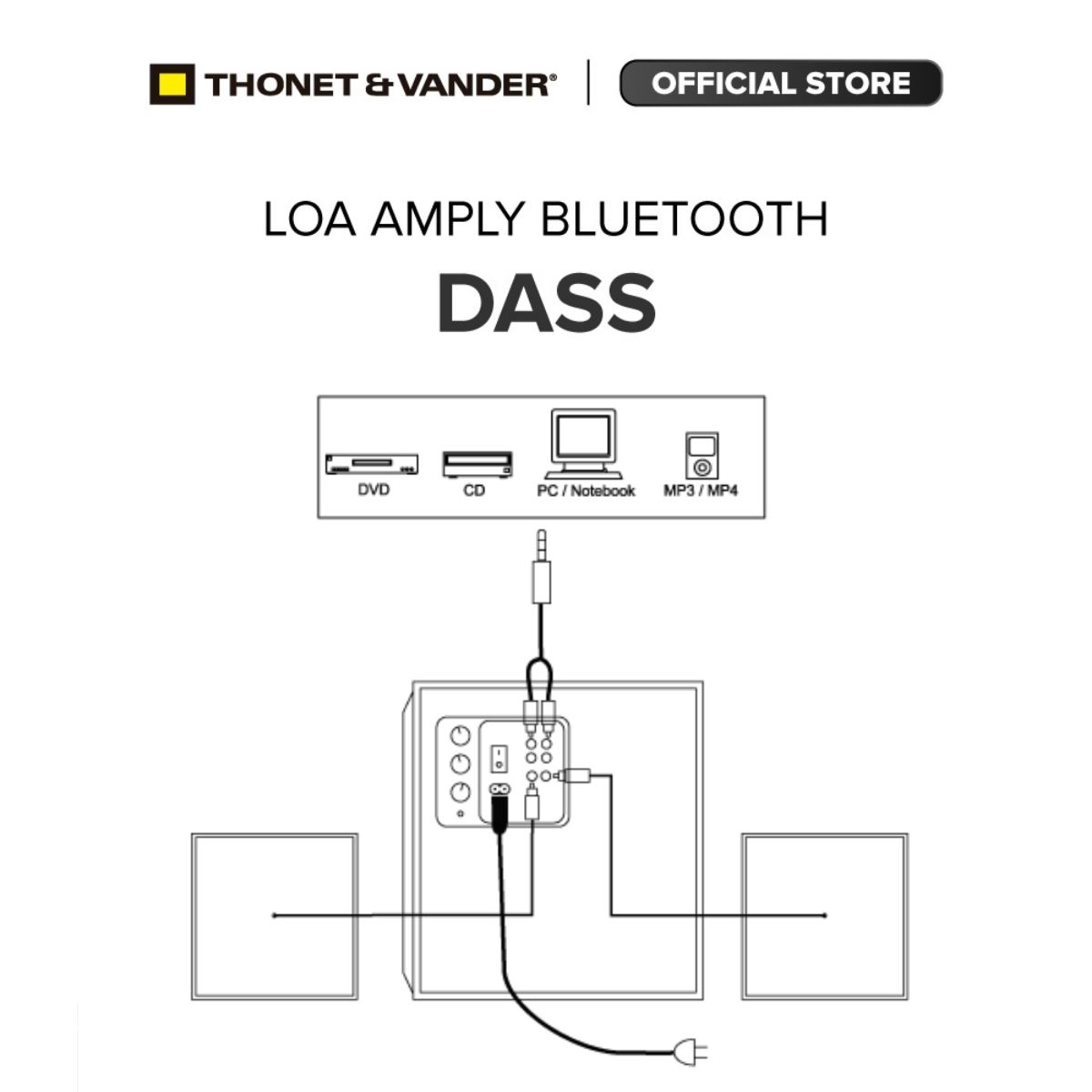 Hình ảnh Loa Bluetooth Thonet And Vander DASS Hàng chính hãng