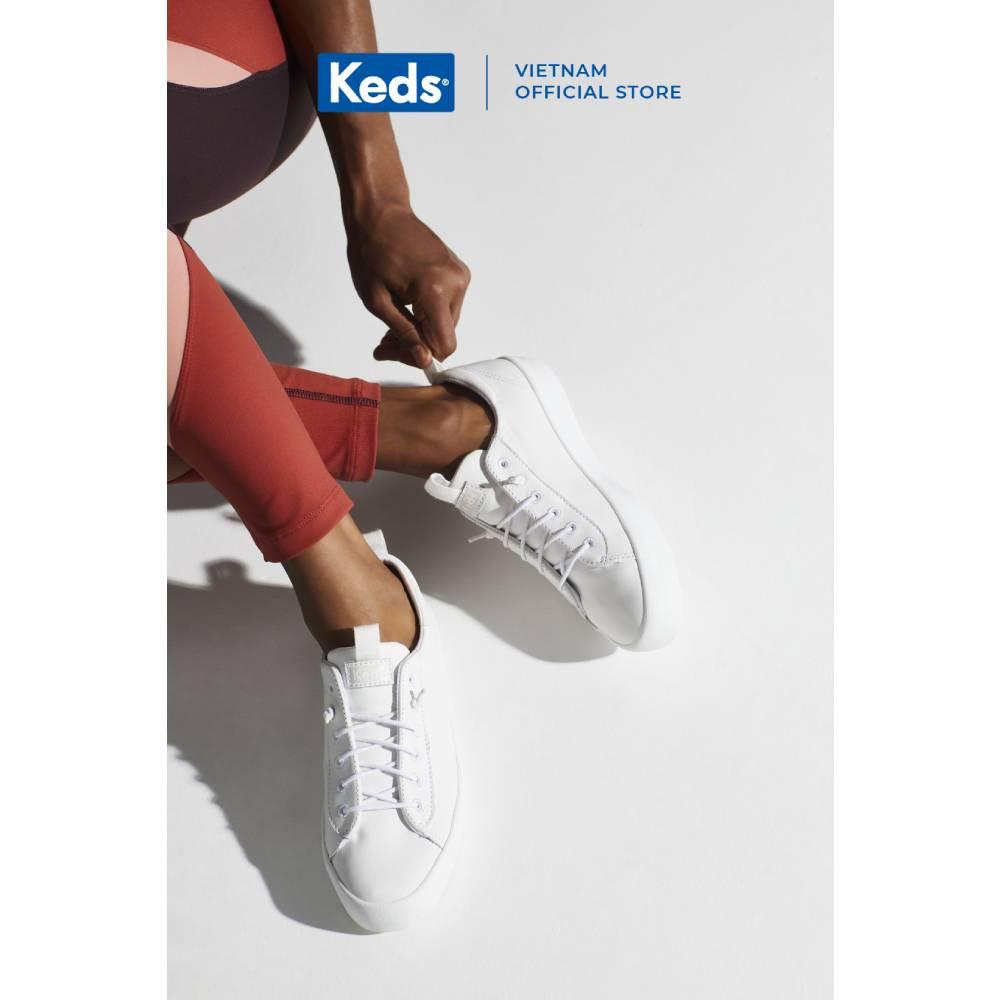 Giày Thể Thao Keds Nữ- Kickback Leather- KD065543WH