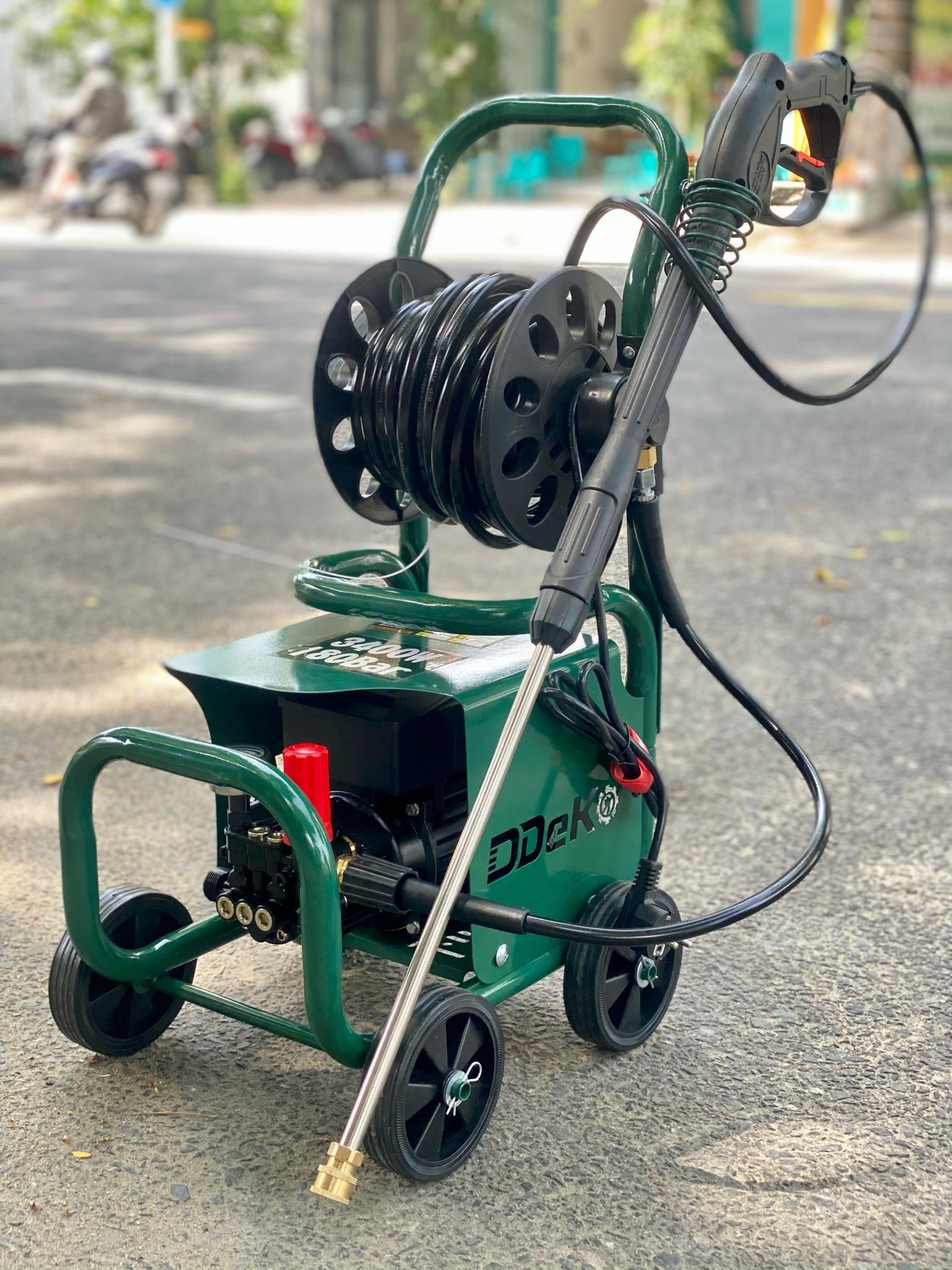 MÁY RỬA XE 3400W CÓ CHỈNH ÁP DK-3400 DEKO - HÀNG CHÍNH HÃNG
