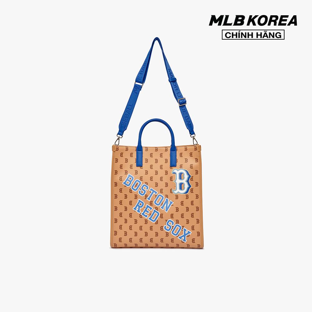 MLB - Túi tote unisex chữ nhật Monotive Coated Canvas Vertical 3AORM053N