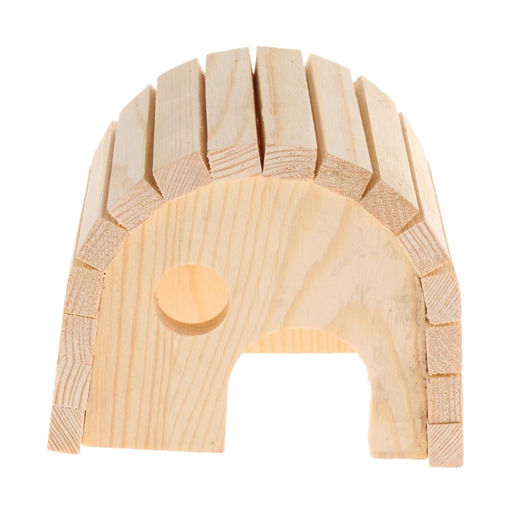 Wooden Hamster House Hamster Toy Gerbil Chew Toys Small Pets House
