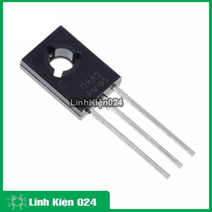 Gói 20 Con Transistor NPN D882 3A-40V Chân Cắm TO-126