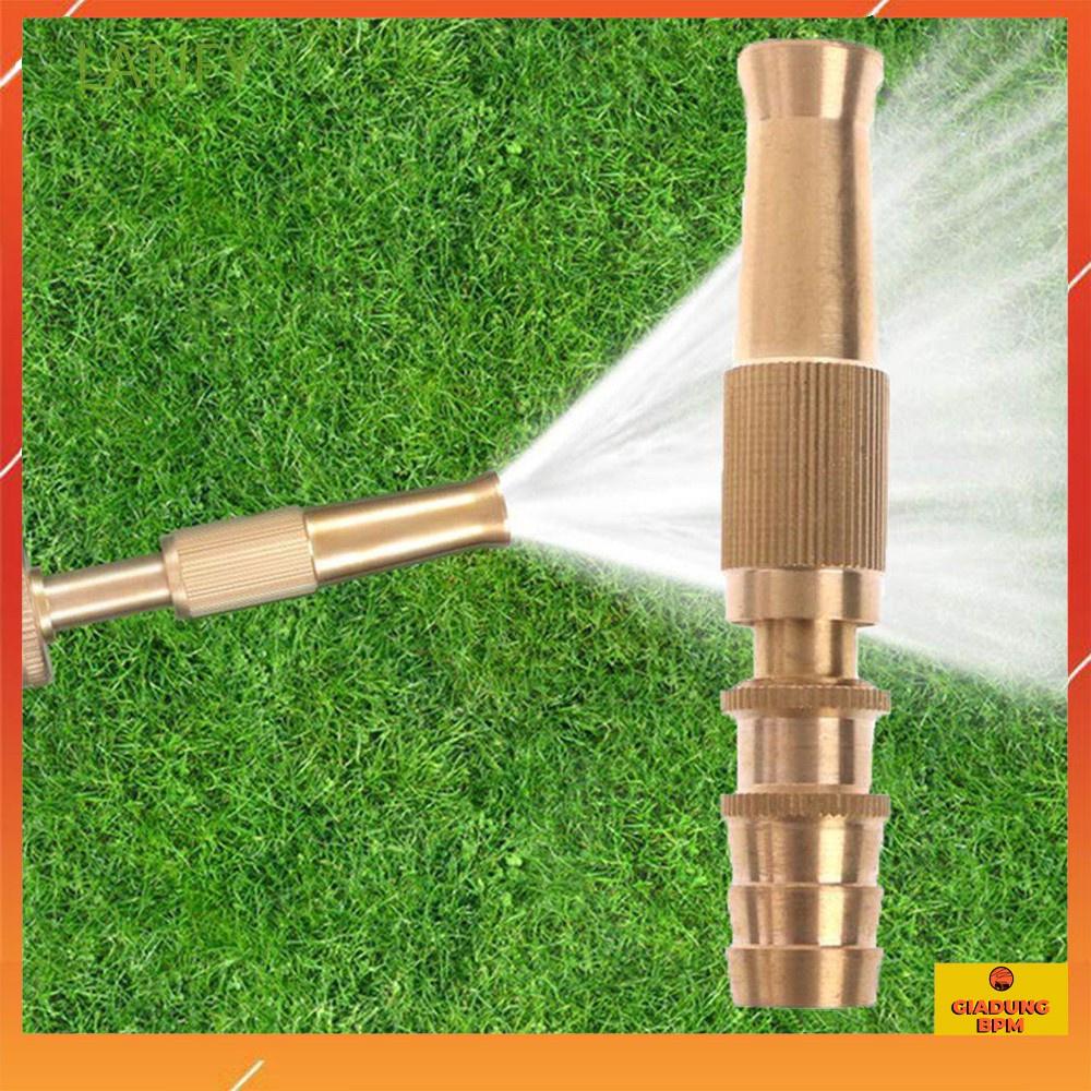 Đầu vòi xịt tăng áp bằng đồng - Vòi rửa xe hơi, rửa sân tưới cây, làm vườn - Vòi xịt điều chỉnh áp lực nước đa năng