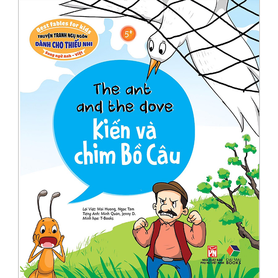 Truyện Tranh Ngụ Ngôn Dành Cho Thiếu Nhi: Kiến Và Chim Bồ Câu