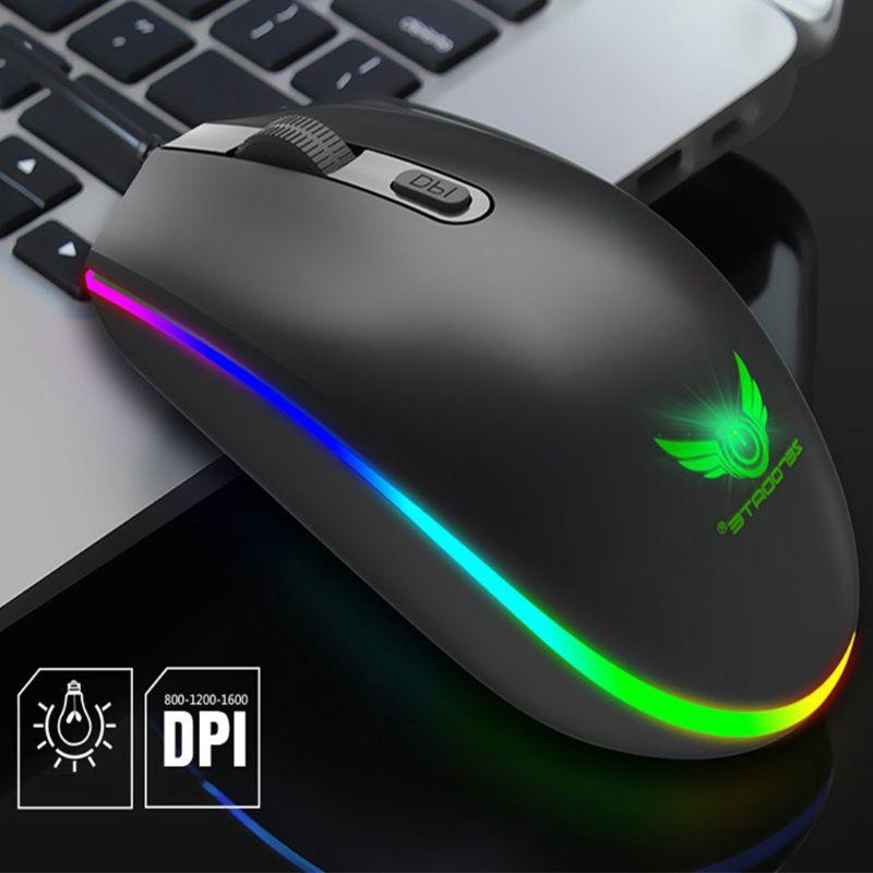 Chuột Quang Chơi Game Có Dây H.S.V Rgb Chuyên Nghiệp Cho Pc Laptop Notebook