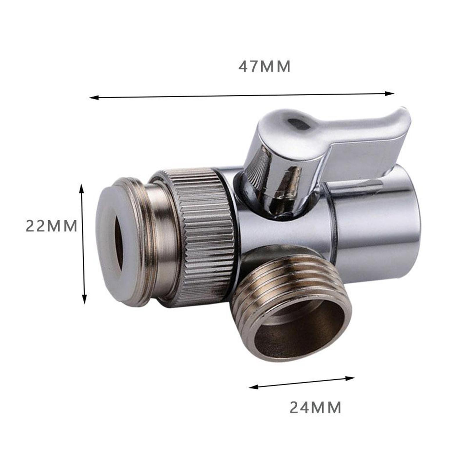 Brass T-adapter  Diverter for Hand Held  / Toilet Bidet